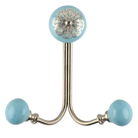Turquoise Strewn Flat Wired Hooks Online